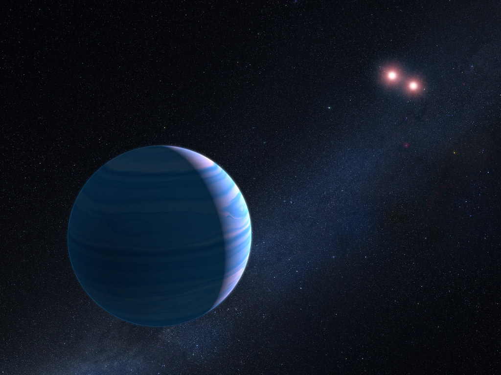 Hubble Finds Planet Orbiting Pair of Stars